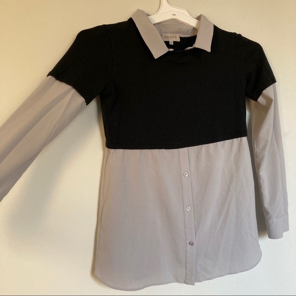 Renvy Women’s Collared Cropped long sleeve Top - Picture 4 of 10